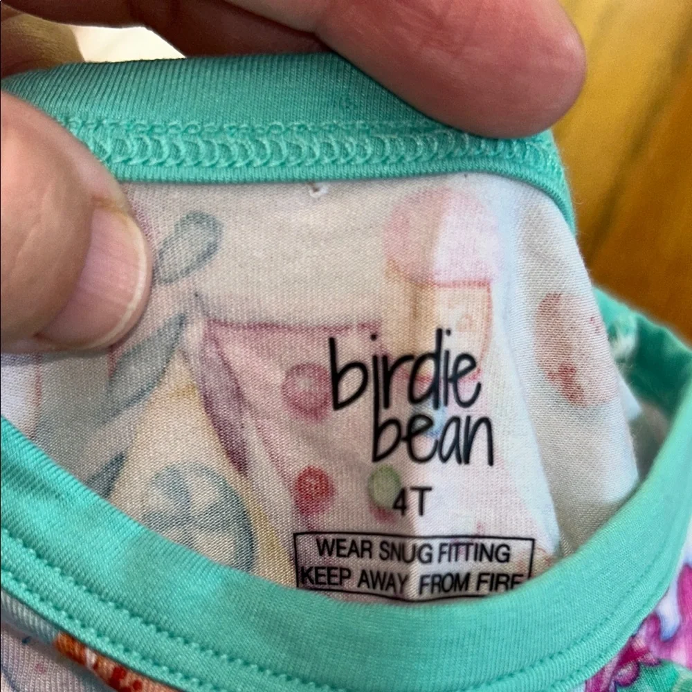 Birdie Bean Gingerbread House Bamboo Pajama Set - NWT - 4T